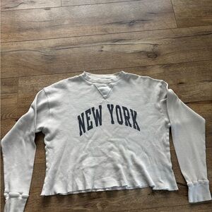 White New York Sweatshirt